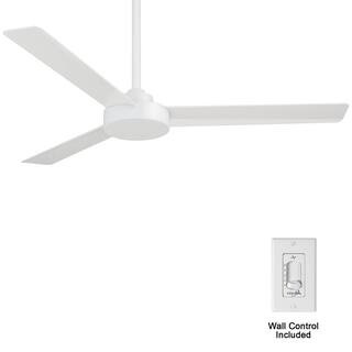 MINKA-AIRE Roto 52 in. Indoor White Ceiling Fan with Wall Control F524-WHF - The Home Depot | The Home Depot