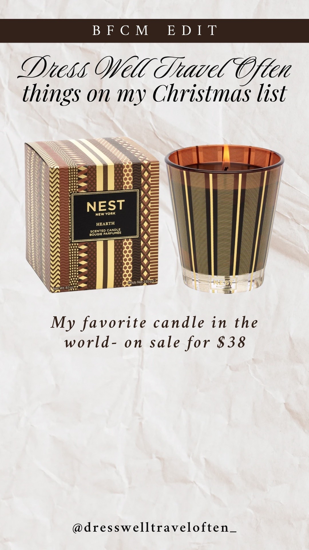Nest candle 35% off | Bloomingdale’s sale | gifts for her under $50 



#LTKHoliday #LTKSaleAlert #LTKGiftGuide