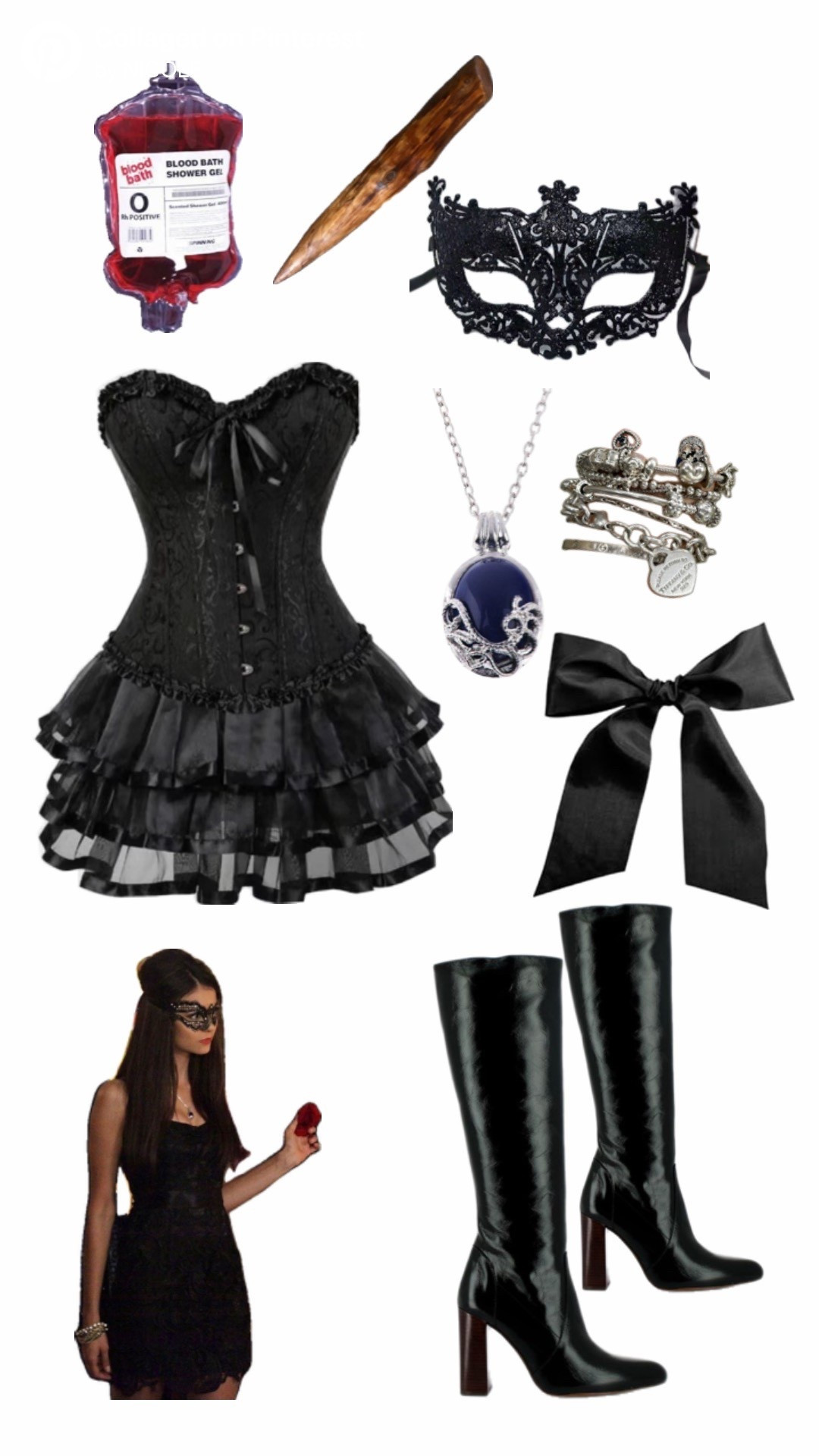 Last minute Halloween costume idea: The baddest of them all, Katherine Pierce 🖤

#LTKHalloween