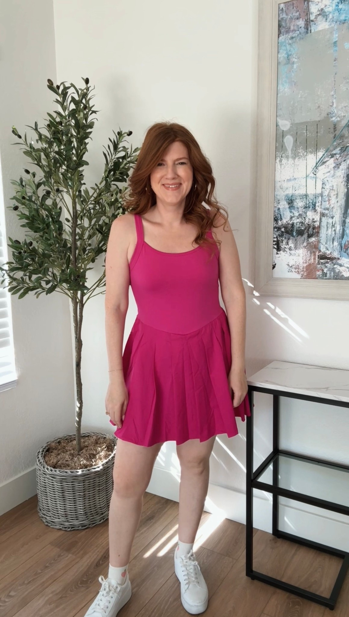 One of my favorite tennis from Amazon wearing size medium. 

Mom outfit. Casual outfit. 

#LTKSaleAlert #LTKActive #LTKFindsUnder50