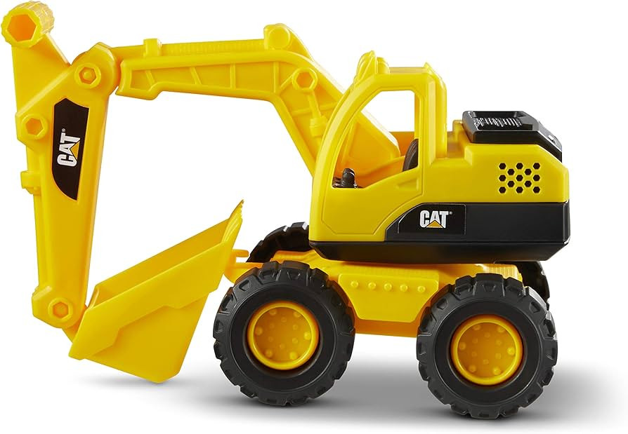 CAT Construction Toys, Construction Fleet 10" Excavator Toy – Ages 2+ Real Working Parts, Indoo... | Amazon (US)