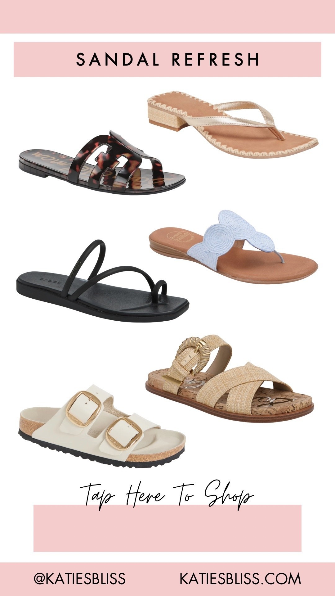 Sandal refresh ✨

Sandals. Sam Edelman. Birkenstock. Crocs. Spring. Summer.  Travel. Spring break. 



#LTKspring #LTKTravel #LTKSeasonal