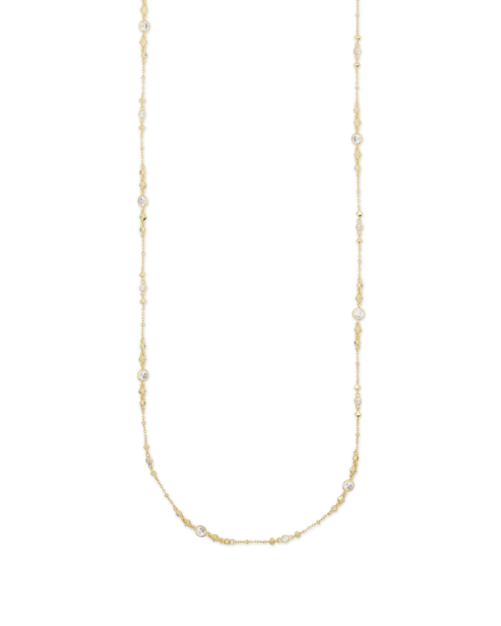 Wyndham Long Necklace in Gold | Kendra Scott