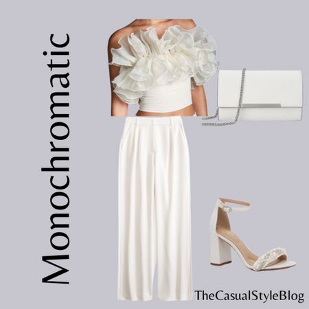 Monochromatic white look! Having an event coming up but don’t want to be too fancy? This is a great look for it. 



#LTKover40 #LTKstyletip #LTKfindsunder50