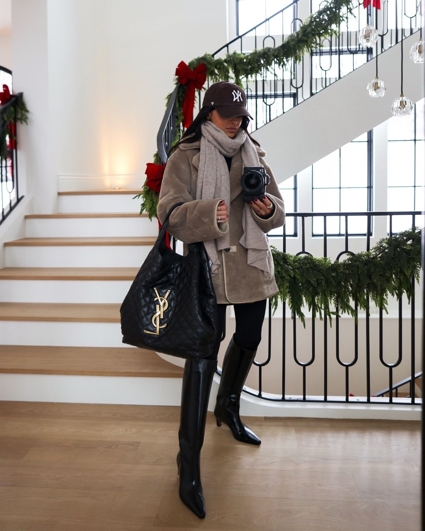 Casual winter outfit
Zara shearling coat
Commando leggings
Knee high boots
Nordstrom cashmere scarf on sale 

#LTKSeasonal #LTKFindsUnder100 #LTKSaleAlert