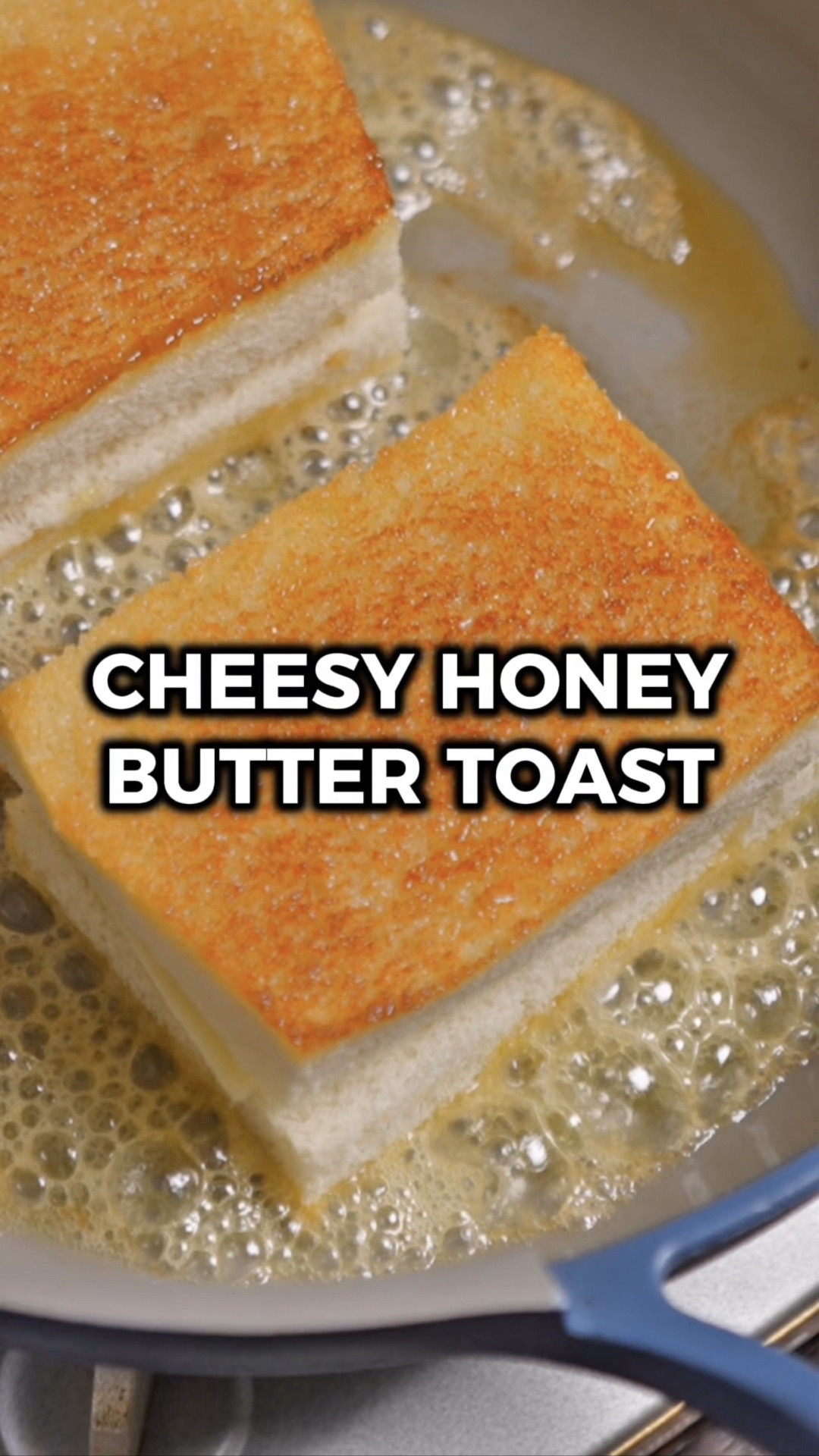 Honey toast with melted cheese in the middle... just DO IT. (Yes, that was my best Shia LaBeouf impression and I regret nothing.) 🍞

I actually made a chocolate version of this a while back, which is also incredible, but this right here is the OG. Caramelized, sweet, and crunchy on the outside with all that savory gooey cheese pulling apart in the middle.

It works best with thick slice bread like @artesanobakery (my absolute favorite)!

If you've had honey toast before but never like THIS, you're seriously missing out.

Would you try it? Let me know in the comments what you think if you do! 🙌

INGREDIENTS
4 slices white bread (crust removed)
2 slices mozzarella
2 tbsp unsalted butter (softened)
2 tbsp brown sugar
2 tbsp honey

INSTRUCTIONS
1️⃣ Remove the crusts from all four slices of bread.
2️⃣ In a small bowl, combine the softened butter, brown sugar, and honey until well mixed.
3️⃣ Spread a generous layer of the butter mixture on one side of two bread slices, then place them butter-side down in a pan over medium-low heat.
4️⃣ Fold a slice of mozzarella in half and lay it on top of each piece of bread in the pan.
5️⃣ Top each with a remaining bread slice, then spread more of the butter mixture on the exposed side facing up.
6️⃣ Cook until golden brown on both sides, flipping carefully. If you want a crispy, caramelized crust all the way around, tilt the pan and fry the edges in the residual butter as well.
7️⃣ Take the sandwiches out of the pan and let them rest for a minute or two — the caramelized crust will firm up as they cool slightly.
8️⃣ Enjoy!

#LTKfoodie #LTKHome