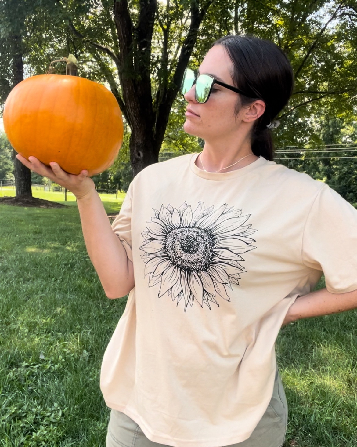 Comfy cute oversized graphic tees from Amazon! I’m wearing size large - currently 165/170 lbs and 5’5”.  Plus cute trendy sunnies! 🕶️

#LTKBeauty #LTKBump #LTKFindsUnder50