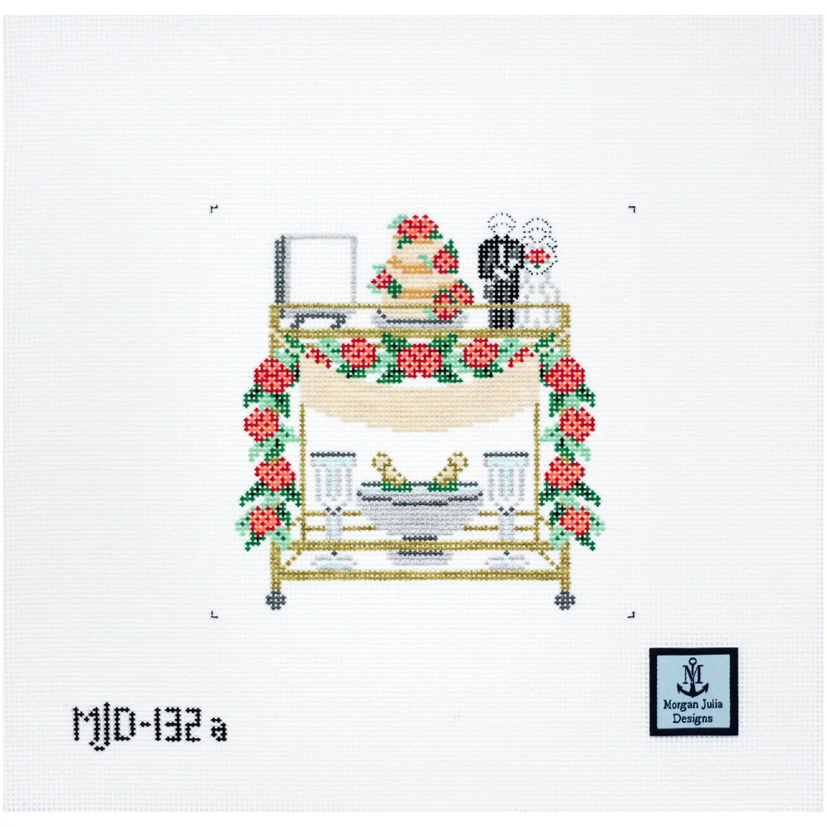 Wedding Bar Cart (all designs) | Morgan Julia Designs