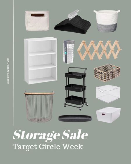 Storage and organization home finds in sale during Target Circle Week!

#bins #baskets #closet #bathroom #laundry 

#LTKfindsunder50 #LTKhome #LTKsalealert