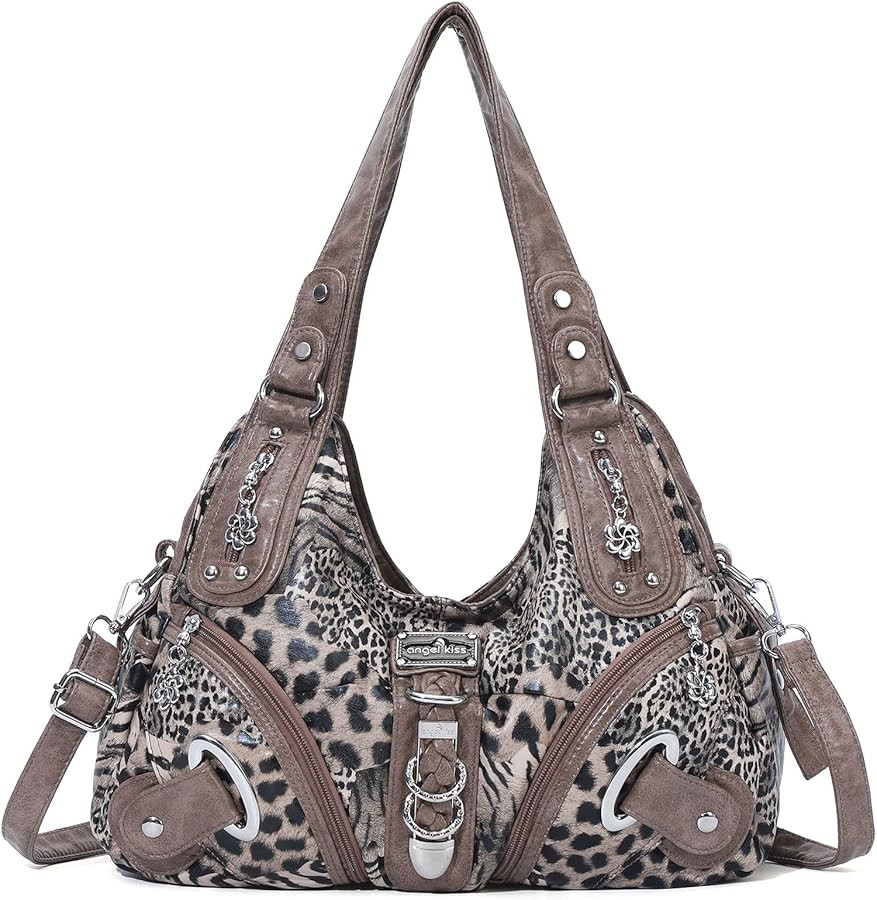 Angelkiss Hobo Purses and handbags for Women Satchel Handbag Women Purses Large Daily Shoulder Ba... | Amazon (US)