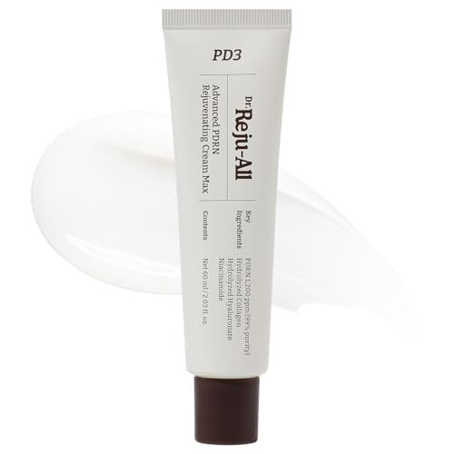 Dr. Reju-All Advanced PDRN Rejuvenating Cream – 99% Pure Salmon DNA PDRN Face Moisturizer – Optimal 1200ppm Concentration for Glow Skin – Korean Anti-Aging Skin Care Face Cream - 2.0 Fl Oz | Amazon (US)