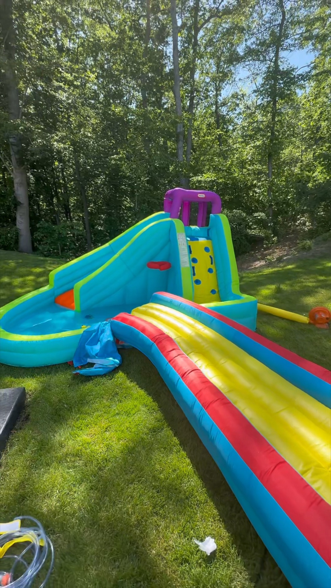 Turning our backyard into a mini waterpark!☀️

#LTKFamily #LTKKids #LTKHome