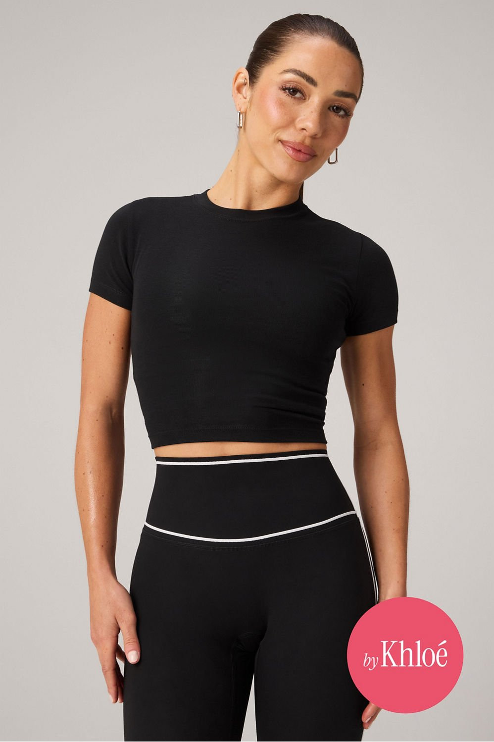 Classic Cotton Cropped Baby Tee | Fabletics