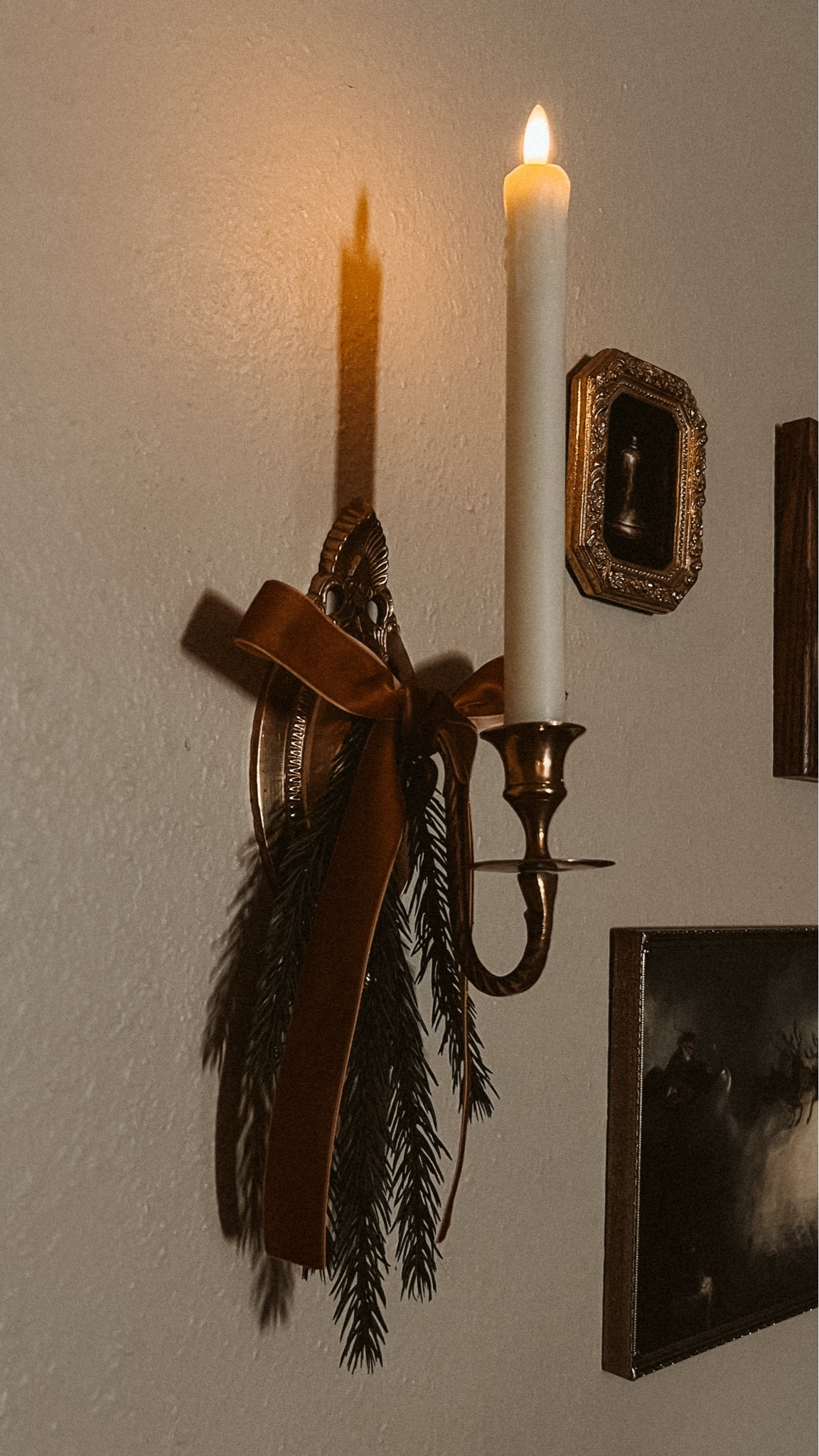 i thrifted these sconces a few weeks ago. i just keep falling more + more in love with them! here’s how i decorated them for christmas! 🎄❄️⛄️ i have found a few listings on etsy of these exact sconces. so gorgeous!

#LTKhome #LTKHoliday #LTKSeasonal