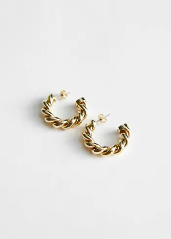 Twisted Sphere Hoop Earrings | & Other Stories (EU + UK)