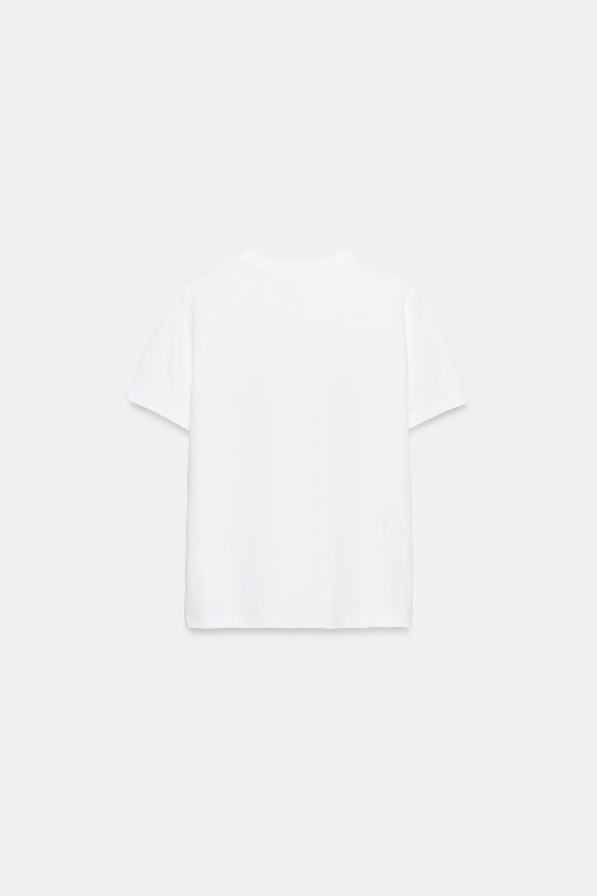 EMBROIDERED SLOGAN T-SHIRT | Zara UK