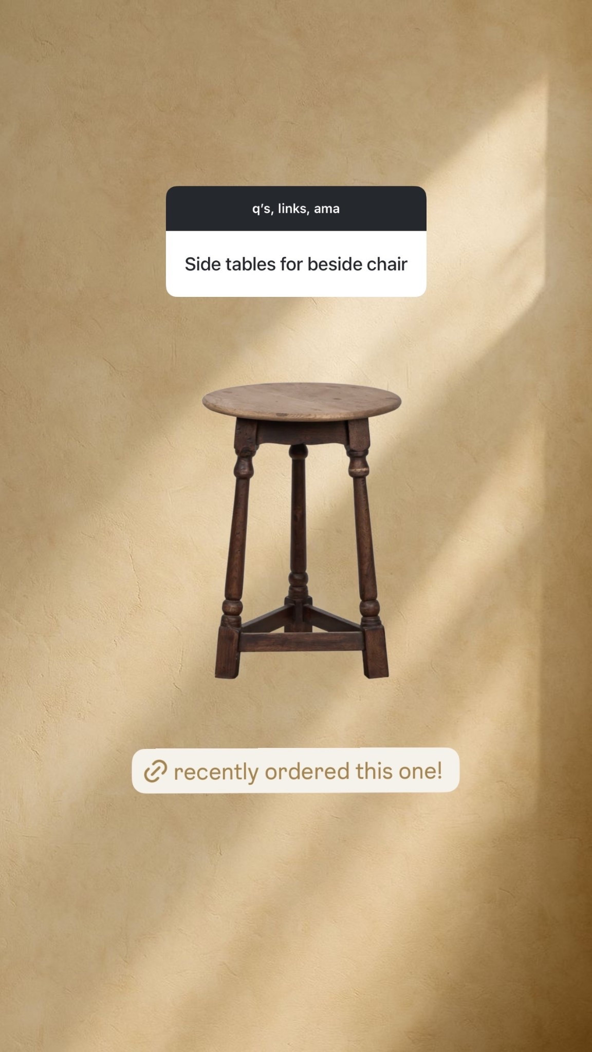 wood side table 

#LTKHome