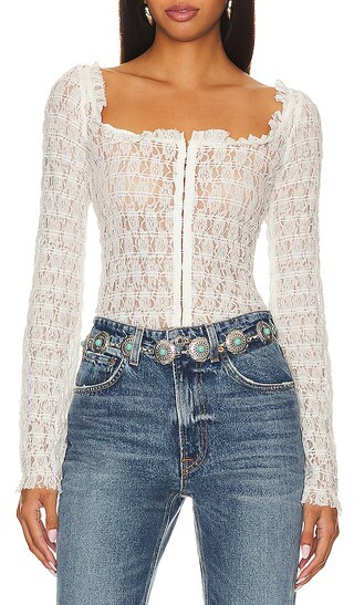 Pendant Belt in Silver | Revolve Clothing (Global)