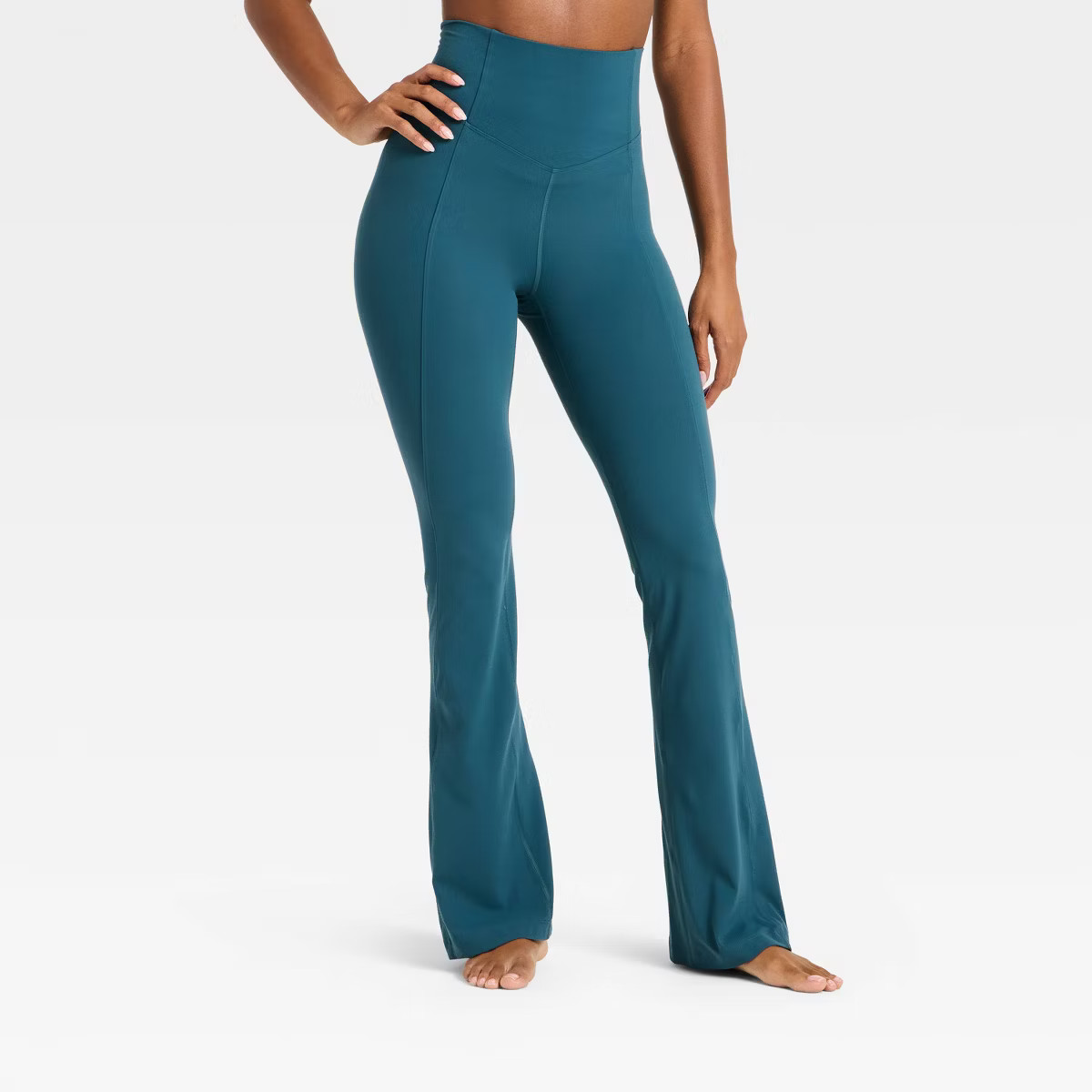 Women's Everyday Soft Ultra High-Rise Corset Flare Leggings - All In Motion™ | Target