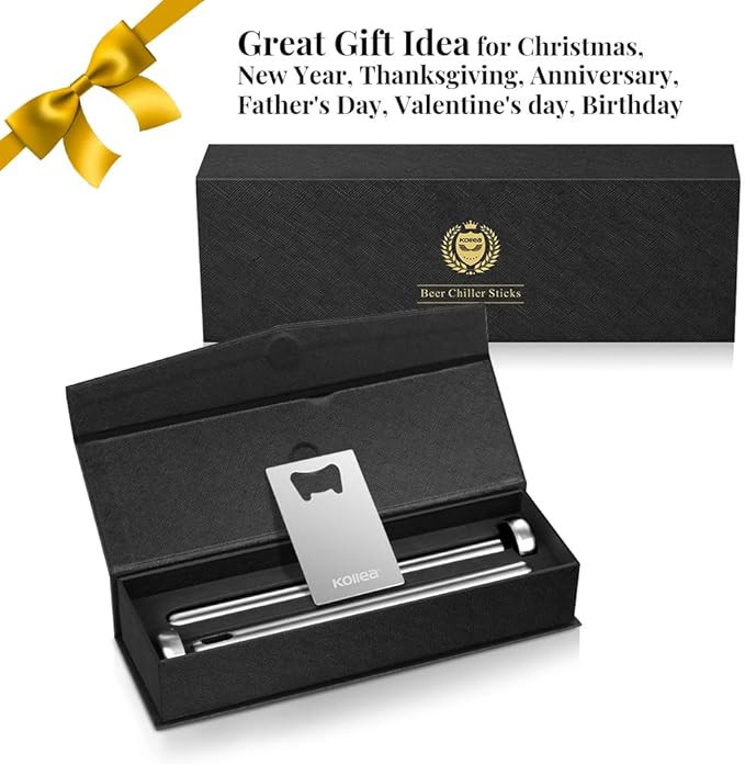 Kollea Beer Chiller Sticks for Bottles - Unique Beer Lovers Gifts for Men Colleague - Great Birth... | Amazon (US)