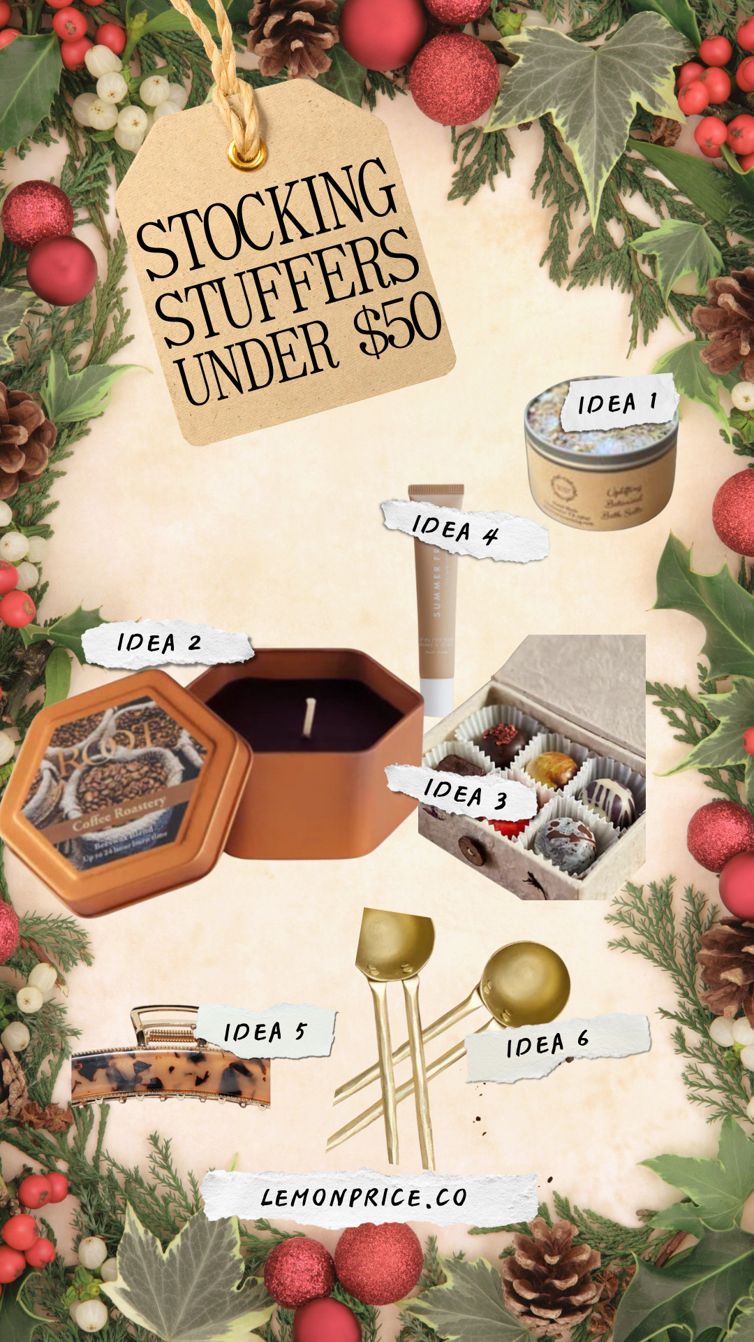 My favorite stocking stuffers for under $50 

 

#LTKGiftGuide #LTKHoliday #LTKSeasonal