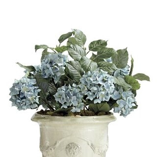 Indoor/Outdoor Blue Hydrangea Urn Filler with Lifelike Faux Greenery & UV Protection | Frontgate