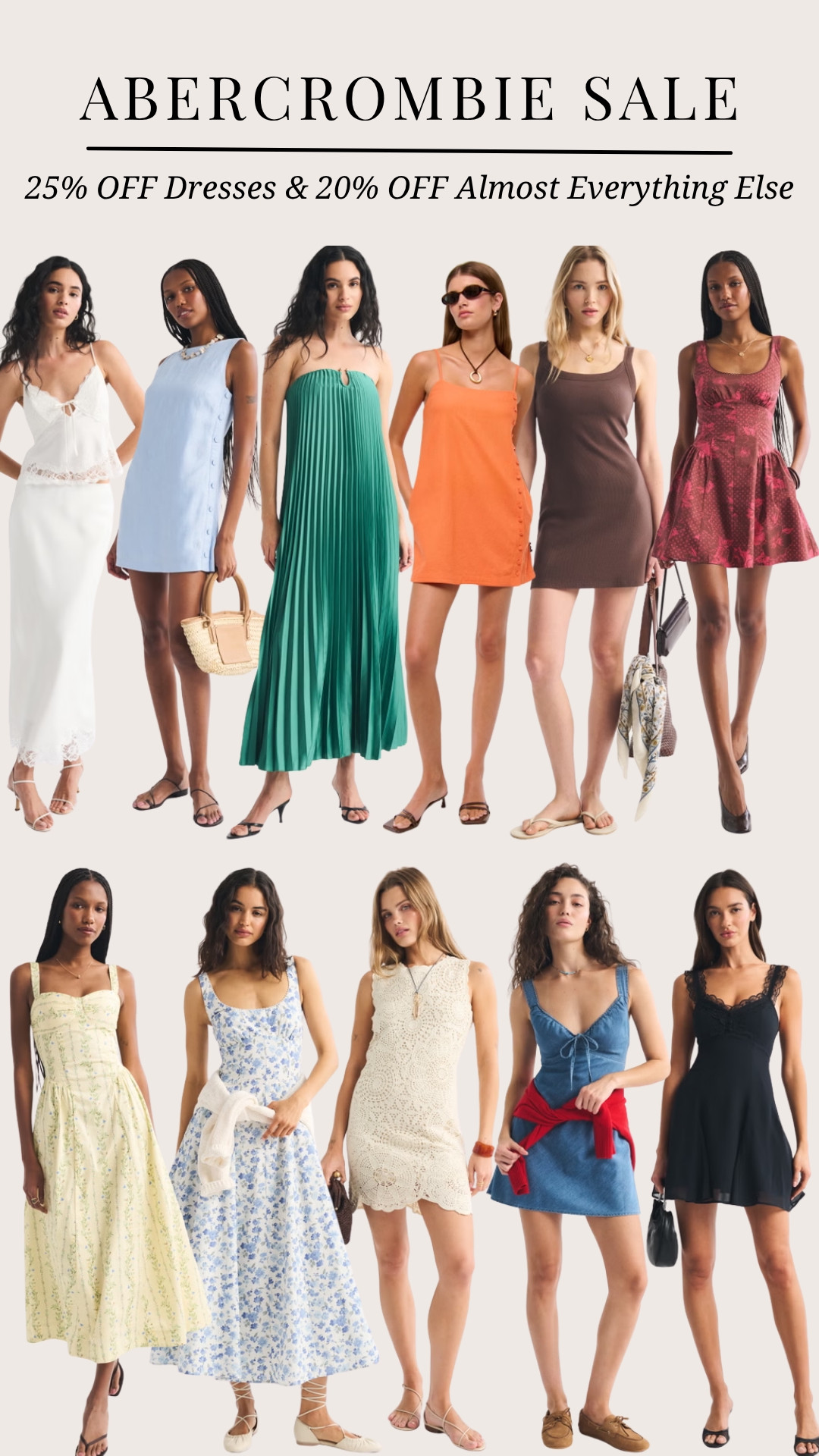My Abercrombie sale faves! 🤍

Shop the exclusive in-app sale right here on LTK! So many summer dresses, matching sets + more! 

Use code AFLTK — can only be used when shopping through my links in the app!

Summer outfits 
Maxi dress 
Midi dress 
Mini dress 
Vacation outfit inspo 
Date night outfits

#LTKxAbercrombie #LTKootd #LTKSaleAlert