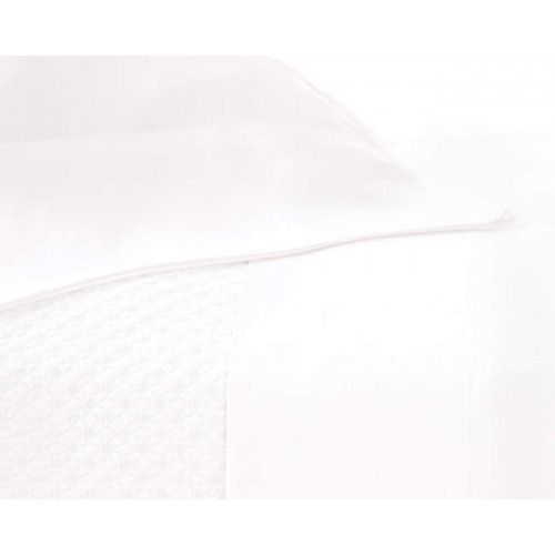 Pine Cone Hill Quilted Silken Solid White Coverlet Full/Queen | Gracious Style