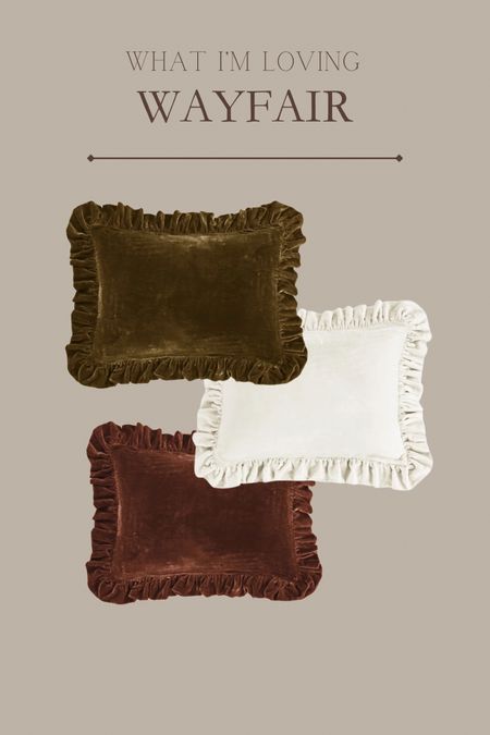 Absolutely loving these stunning ruffle pillows! Would be so great for the holidays! Definitely ordering a couple! 

#LTKhome #LTKSeasonal #LTKfindsunder100