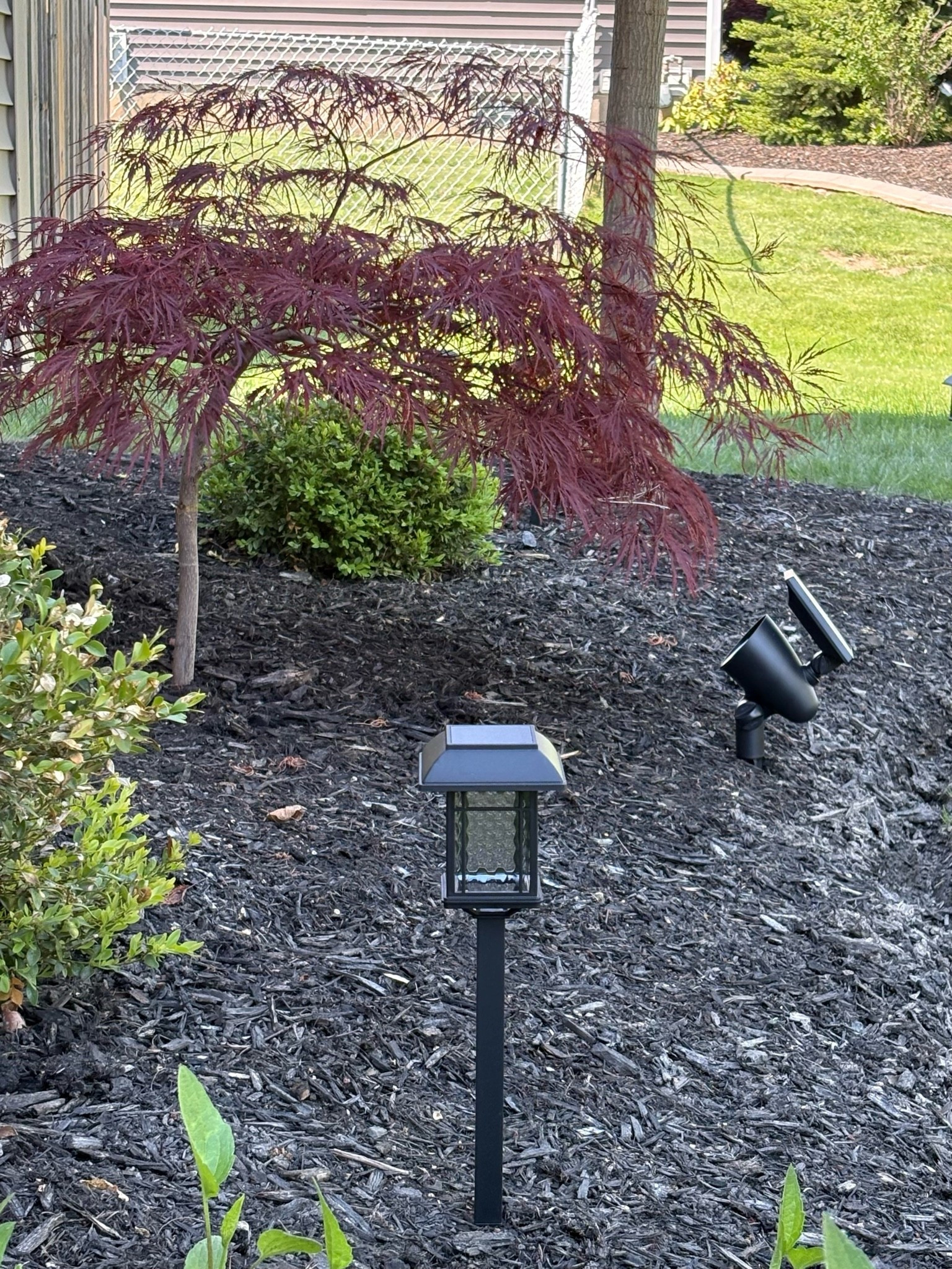 Mulch will be delivered at a later date, but I picked up some landscape solar lighting and when I tell you these give off the prettiest glow and pattern…🥰 The spot lights are currently on sale!!

#LTKSeasonal #LTKHome #LTKSaleAlert
