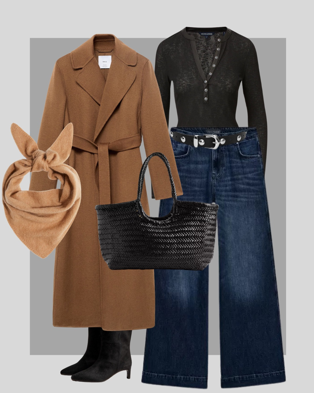 2 outfits with a henley bodysuit 

#LTKstyletip #LTKover50style #LTKwinter