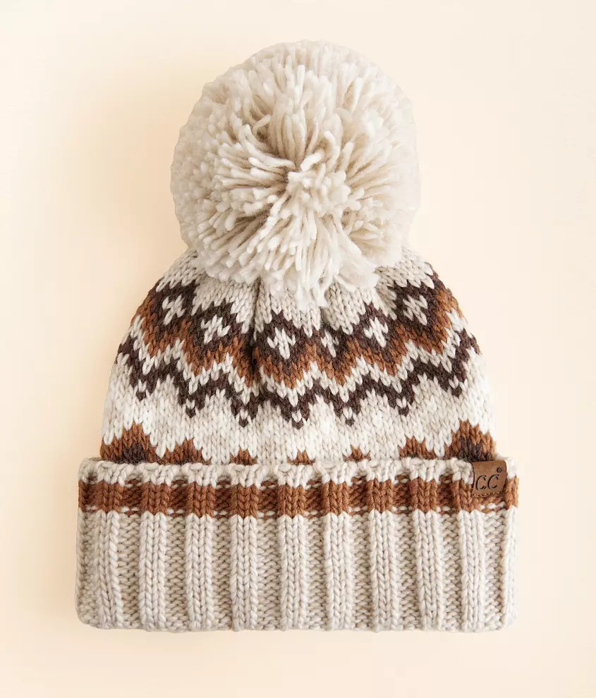 Yarn Pom Beanie | Buckle