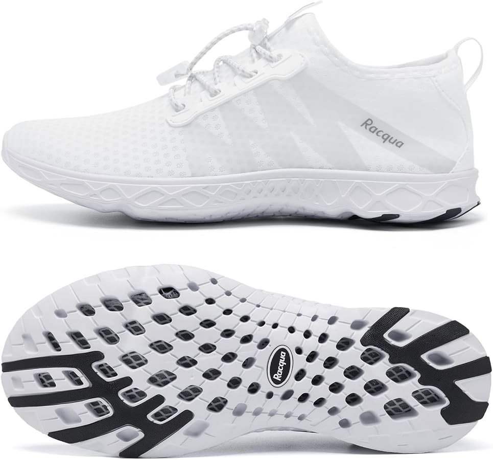 Racqua Women Men Breathable Mesh Water Shoes | Amazon (US)