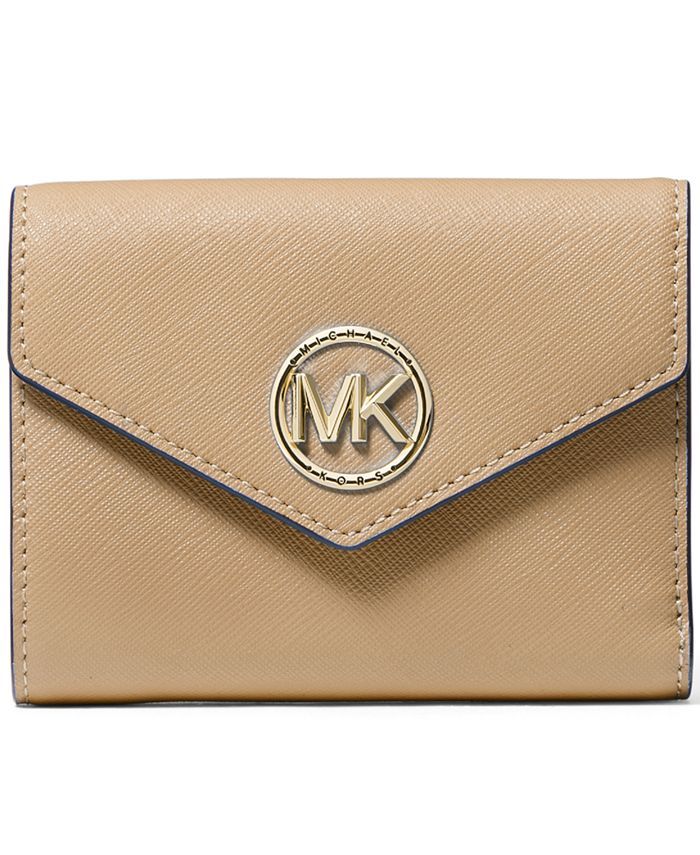 Michael Kors Carmen Medium Leather Envelope Trifold Wallet & Reviews - Handbags & Accessories - M... | Macys (US)