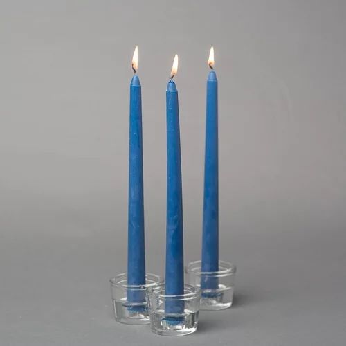 Richland Taper Candles 10" Navy Blue Set of 10 | Walmart (US)