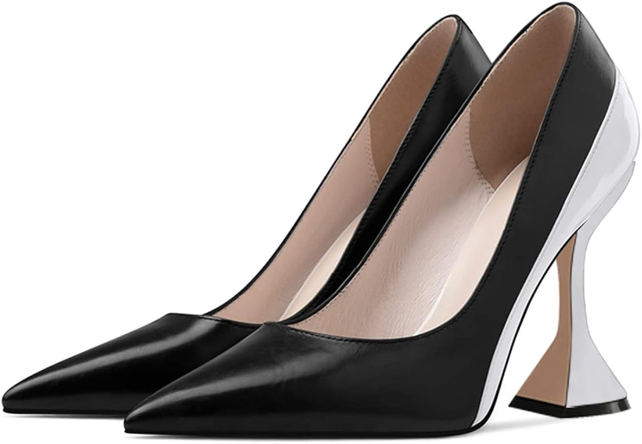 YDN Women Pointed Toe Slip on Pumps Special Kitten High Heel Shoe Party Prom Dress Lady Size 4-15... | Amazon (US)