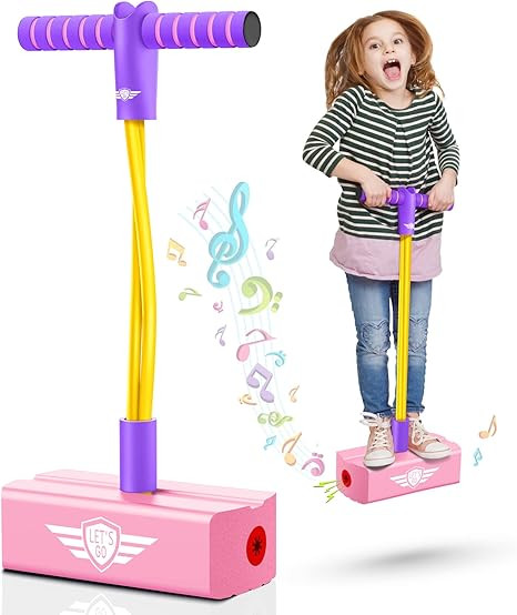 CUUGO LET'S GO! CG Jumping Promotes Growing Taller- Pogo Stick Foam Pogo Jumper for Kids, Toys fo... | Amazon (US)