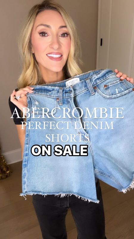 Abercrombie denim sale! Use code DENIMAF FOR extra discount at checkout. Dad shorts. Denim shorts for moms. Mom style. Mom outfit. Spring style. Summer 

I’m in size 27/4 and love the way they fit 

#LTKstyletip #LTKsalealert #LTKfindsunder50