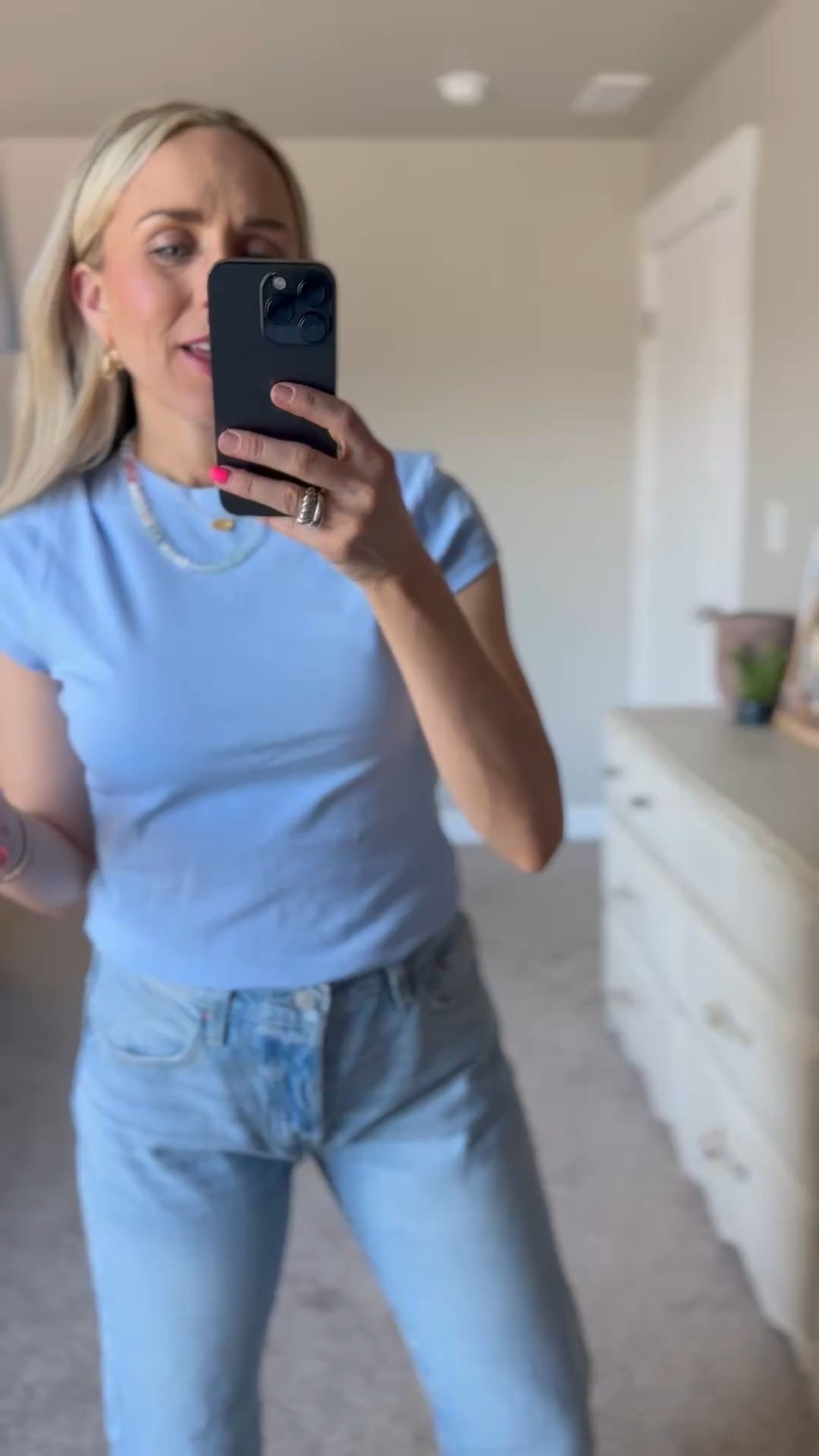 I love these new basic tees from Walmart and they are only $8! This is the perfect spring outfit. 

Wearing Levi’s which are always a favorite as well.

I would do true to size in both. 

#LTKWatchNow #LTKStyleTip #LTKFindsUnder100