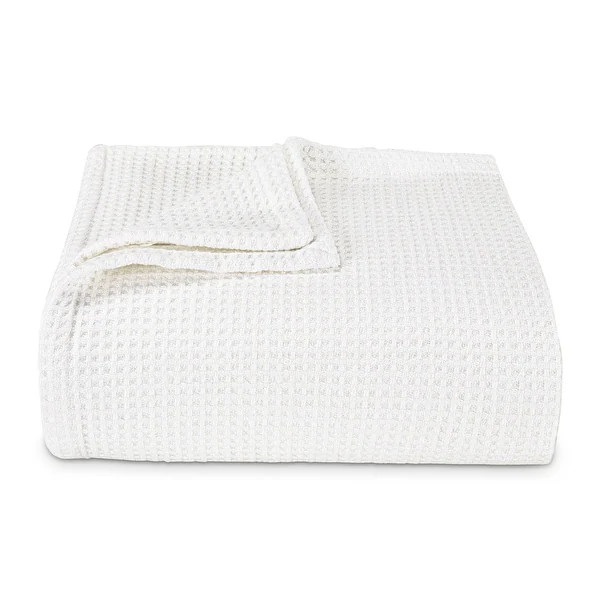 Vera Wang Waffleweave Cotton Blanket - Bed Bath & Beyond - 16747249 | Bed Bath & Beyond