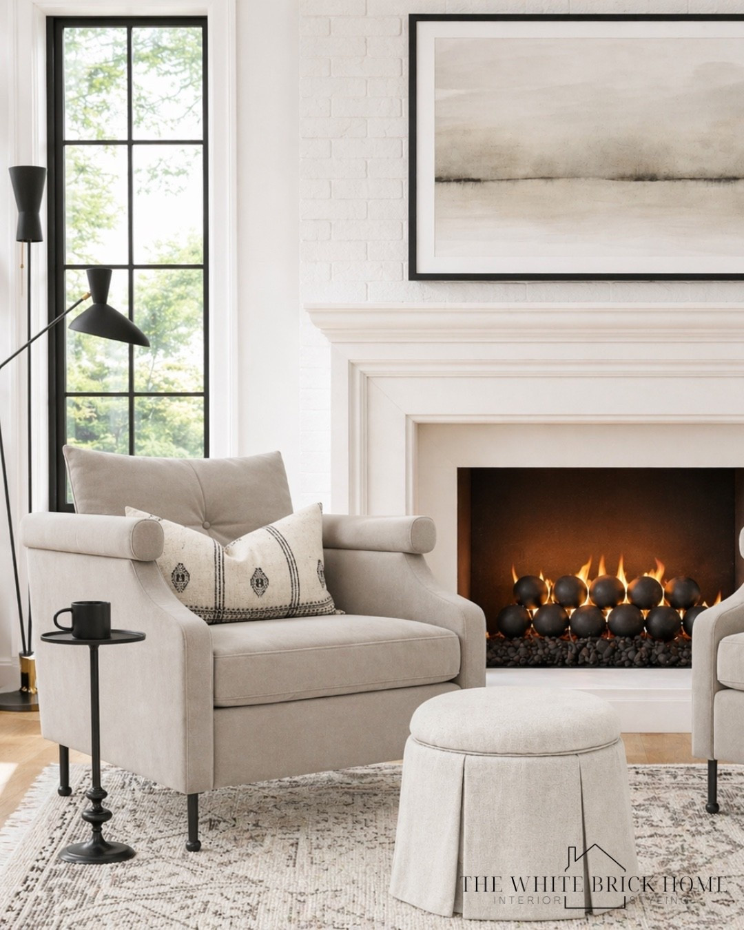 High - low perfection. This light, layered living space mixes investment pieces with budget friendly Target finds for a designer look without the designer price. This Persian rug is a new Target release! 
🖤🖤
Target, target home, target home decor, target finds, target living room, living room, living room furniture, living room decor, living room ideas, frame tv, frame tv wall art, area rug, rug, floor lamp, lighting, living room lighting, living room design ideas, McGee and co living room, Target living room 


#LTKHome #LTKSeasonal #LTKSaleAlert