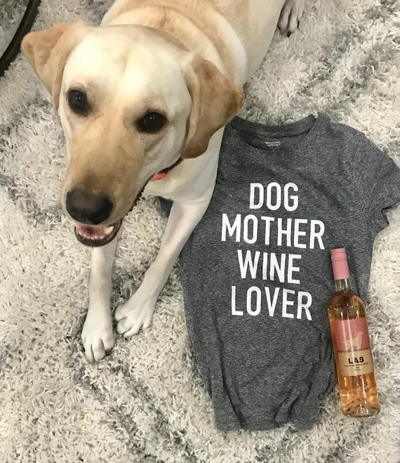 Dog Mother Wine Lover | Etsy (US)