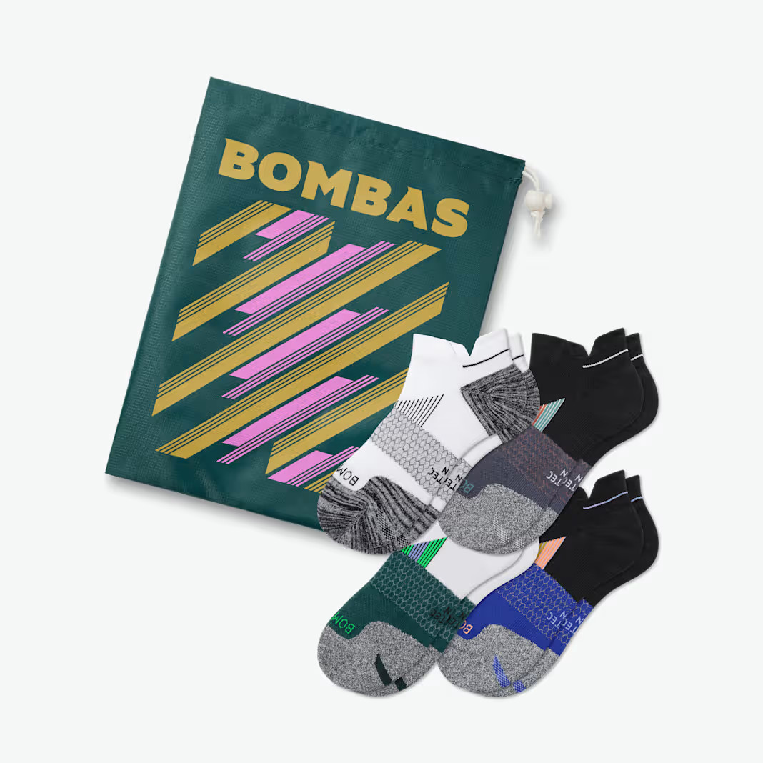 Men's Running Ankle Sock 4-Pack Gift Bag | Bombas