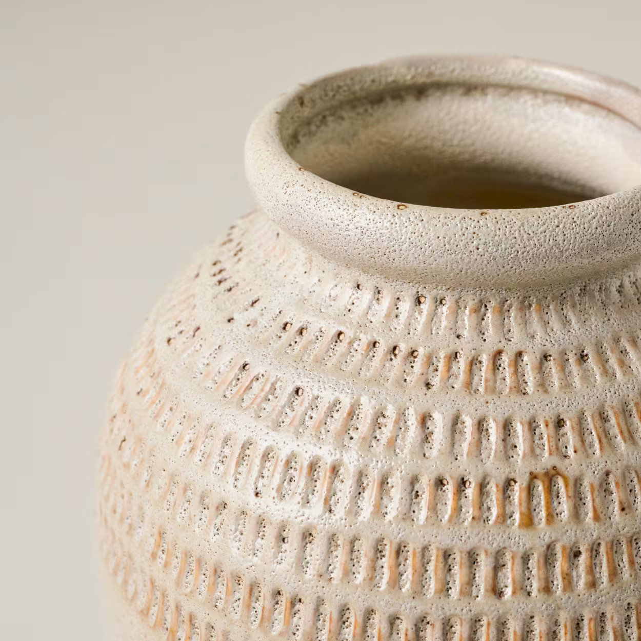 Sawyer Rustic Cream Vase | Magnolia