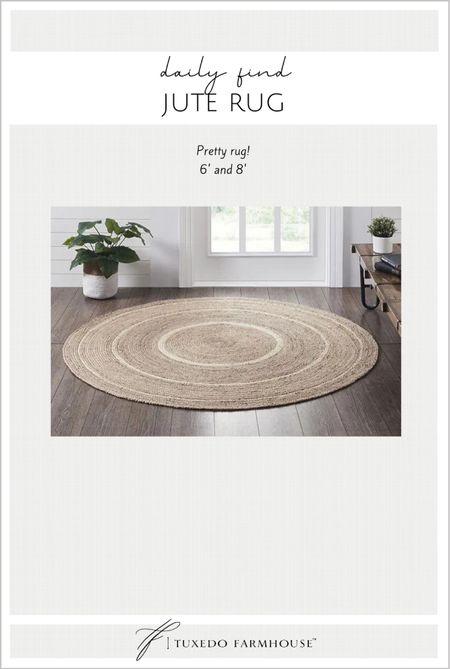 Love this pretty round jute rug!

Foyer rug, entry rug, dining room rug  

#LTKFind #LTKSeasonal #LTKhome