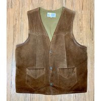 Vintage Suede Western Style Vest Size 42 | Etsy (US)