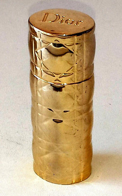 VTG CHRISTIAN DIOR DUNE GOLD METAL REFILLABLE PERFUME ATOMIZER PURSE BOTTLE   | eBay | eBay US