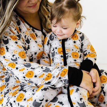 Boo Crew Bamboo Viscose Zippy | Little Sleepies