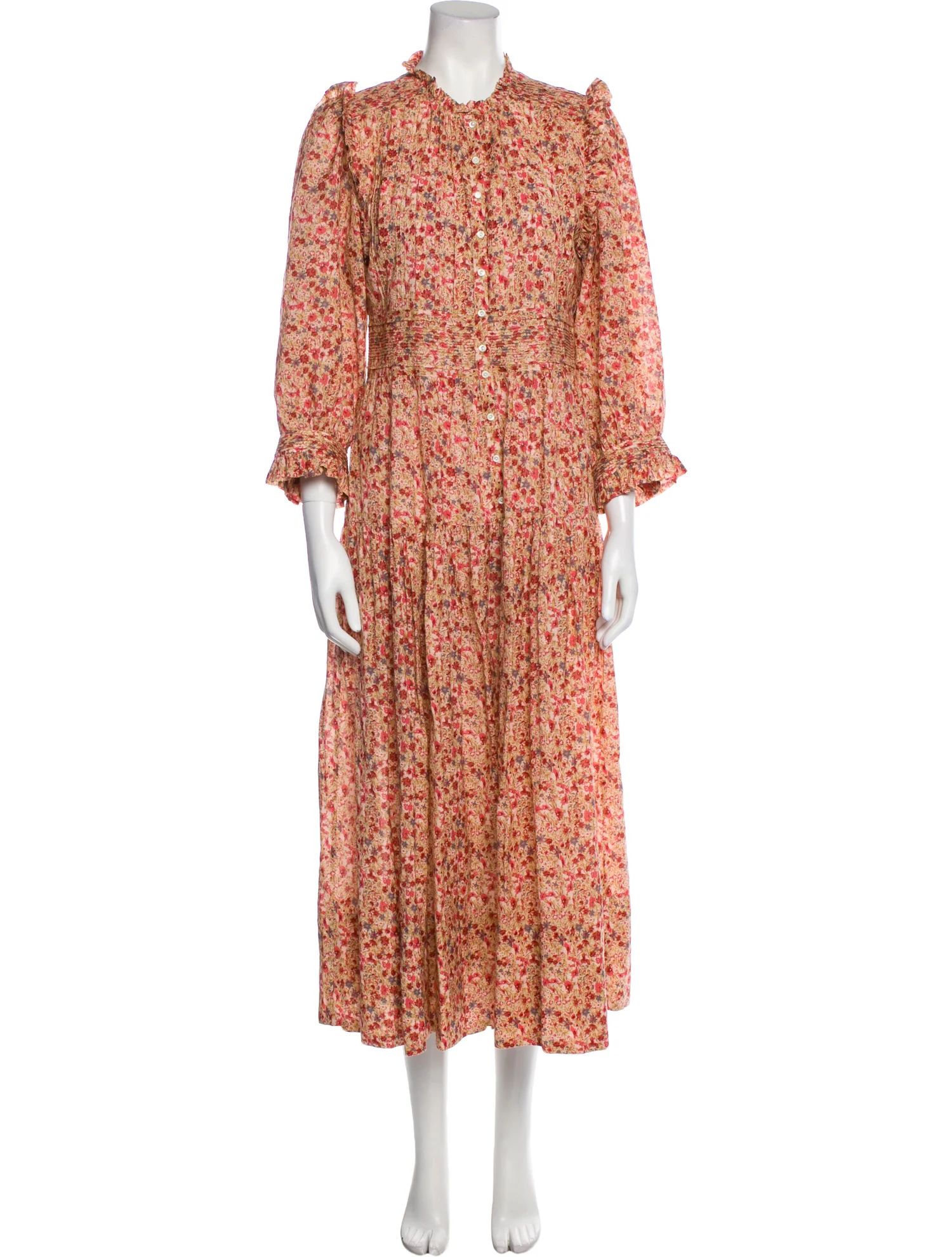 Floral Print Midi Length Dress | The RealReal