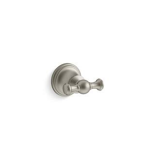 Capilano Robe Hook in Vibrant Brushed Nickel | The Home Depot